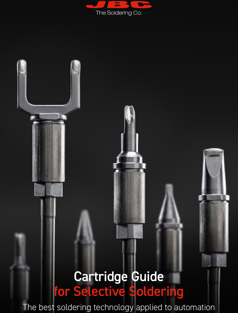 JBC Catalog cartridge guide for Selective Soldering