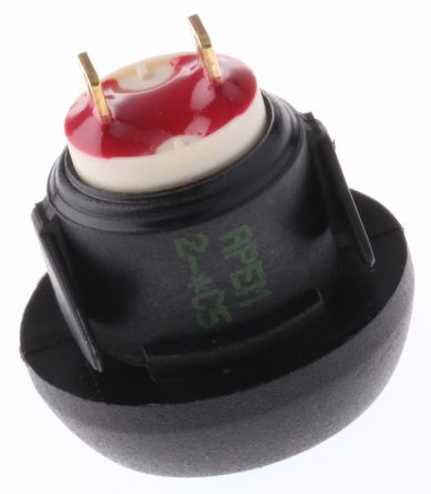 Apem IBR3SAD100 кнопка, Ø 12 mm, Momentary (NO), Snap-in, 400 mA 32 VAC - 100 mA 48 VDC, IP54