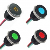 Apem серія світлодіодних індикаторів Q16 Series, Ø16mm