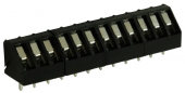 RS PRO  897-0916 клемна колодка PCB, 12 Way, 1 Row, 5mm Pitch, 24-12 AWG