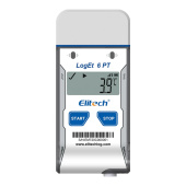 Elitech LogEt 6 PT реєстратор температури сухого льоду, -85 до +50 °C, Single-Use, PDF, LCD, IP65