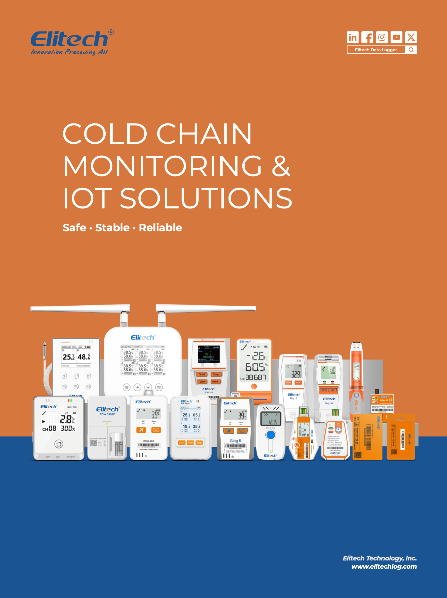 Elitech Data Logger Catalogue 2026