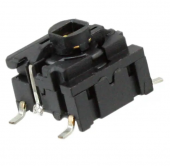 MEC 5GSH93561 кнопка на друковану плату, Momentary NO, 3.5N, 50 mA 24 VDC, Surface mount, 10 x 10 mm, White led, MIL-PRF-28855H,  IP67