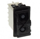 Apem KR44CAKFFG клавішний перемикач, ON-ON-ON, 5 A 24 VDC, yellow led, IP68