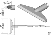 JBC C245776 паяльне жало, blade, 37 mm