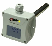 Comet T5245 датчик рівня CO2, 1ch, 0 to 2000 ppm, 0-10 V, LCD, Duct mount