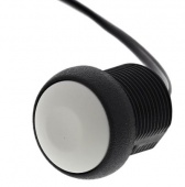 Apem IRR3F472 кнопка, Ø 16 mm, Momentary (NO), white actuator, 200 mA 48 VDC, IP67