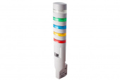 IDEC LD6A-5GZQW-RYSGWC світлозвукова колона, LED, Red, Yellow, Blue, Green, White, 24V AC/DC