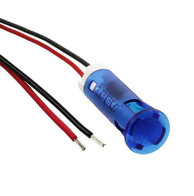 Apem QS83XXB12 світлодіодний індикатор, Ø8 mm, 12 VDC, Blue