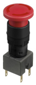Apem A01ES-DM+A0150B-D кнопка аварійного відключення з контактним блоком, mushroom head Ø24 mm, 1NC, 250VAC
