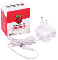SC0213 блок питания для Raspberry Pi 4 Model B, USB-C, 5.1V, 3A, EU Plug, White