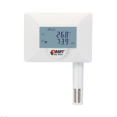 Comet TA7640 Компактний датчик температури, вологості, атмосферного тиску та CO2 з виходом Ethernet і підтримкою PoE