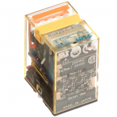 IDEC RU2S-CD-D48 реле, 48VDC, DPDT, 10A, 2 Poles, Diode, Led indicator