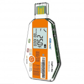 Elitech LogEt 1 Bio реєстратор температури, -30 до +70 °C, Single-Use, PDF, USB, LCD, IP67 Elitech