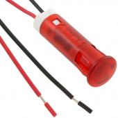 Apem QS83XXR02 світлодіодний індикатор, Ø8 mm, 2 VDC, Red