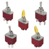 Apem серія тумблерів CT SERIES, 1-2 poles, 15 A 28 VDC/ 10 A 125/250 VAC, IP67, UL 61058-1 Approved