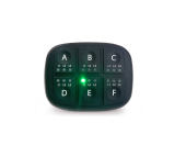 Apem PKR306 клавіатура, 12-24 VDC, 6 keys, RGB LED, CANopen, IP67/IP69K