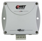 Comet P8652 датчик температури та вологості з Web інтерфейсом, 1ch, Ethernet, -55 to +105 °C, 3 binary input, PoE