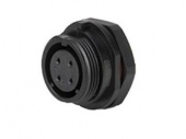 RS PRO 181-1446 корпус роз'єму, Receptacle, Female contacts, 4 way, 500 V, 5A, IP68, Panel Mount