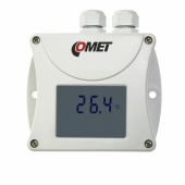 Comet T4311 датчик температури, 1ch, -200 to +600 °C, RS232, Pt1000, LCD, IP65