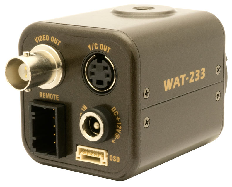 Watec WAT-233 відеокамера для слабкої освітленості 0.00003 lx, 1/3” CCD, true day/night, 650TVL, RS-485