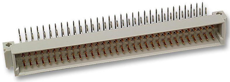 TE Connectivity 5650945-5 роз'єм, DIN 41612, Eurocard Type C, 64 Contacts, Plug, 2.54 mm, 2 Row, a+c