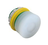 IDEC XW1E-LV3SG02Q4WR кнопка аварійного відключення, Ø22, 2NC, Short Body, Ø30 White Button, Solder Terminals, Illuminated