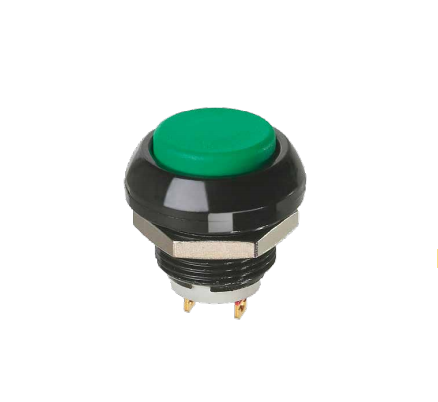 Apem ICR3SAD8 кнопка, Ø 12 mm, Momentary (NO), 5 A 28 VDC / 0,5 A 48 VAC, IP67