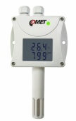 Comet T6440 датчик температури, вологості та рівня CO2, 1ch, -10 to +50 °C, 5 to 95 % RH, 0 to 2000 ppm, RS485, LCD