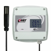 Comet T3611 датчик температури та вологості з Web інтерфейсом, Ethernet, 1ch, -30 to +105 °C, 0 to 100 % RH, LCD, PoE, 1m cable