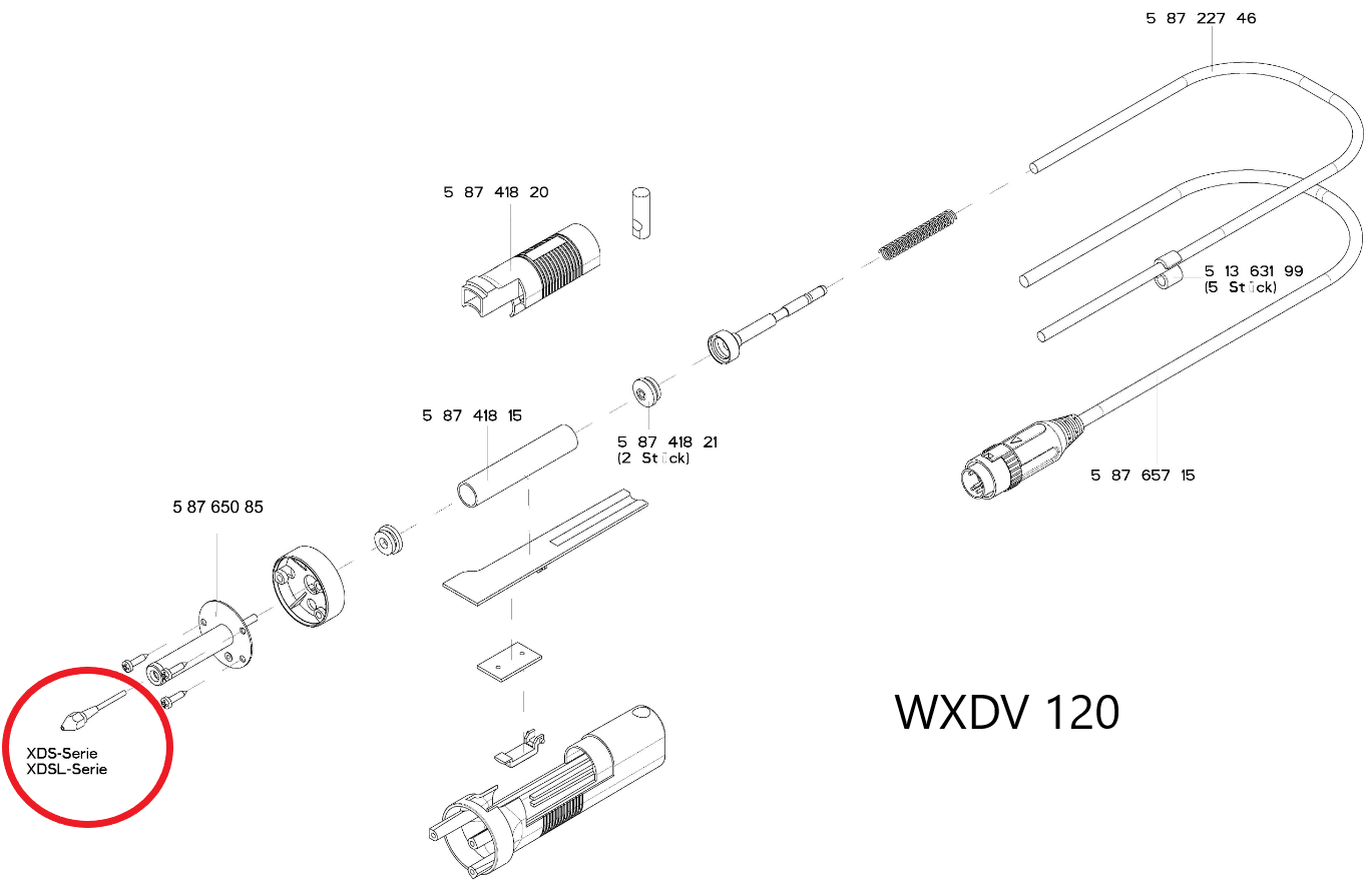 Weller T0051325499 XDS 5 насадка для розпаювання для DSX 120, WXDP 120, WXDV 120