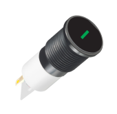 Apem Q14F1BYYRG12EDI101 світлодіодний індикатор , Ø14mm, bi colour layout, O/I, IP67