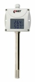 Comet T3313 датчик температури та вологості канального монтажу, -30 to +125 °C, 0 to 100% RH, RS232, LCD, 150mm probe