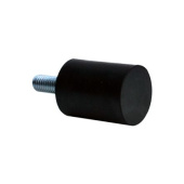 RS PRO Stud Mount M6X6 антивібраційне кріплення, Male Buffer Foot With 25.5kg 