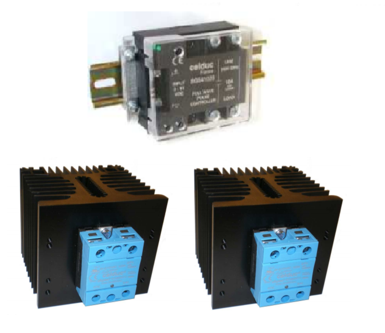 Celduc SWG84210 трифазний регулятор потужності, 61A, 400VAC, 0-10VDC