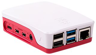 PI4B_CASE_RED/WHITE корпус для Raspberry Pi 4 Model B, Official Case, Plastic, Red/White