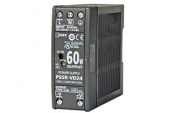 IDEC PS5R-VD24 блок живлення, 100 - 240VAC, 60W, 2.5A, 24VDC Output, DIN