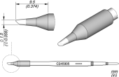 JBC C245905 паяльне жало, bevel, Ø 1,5 mm