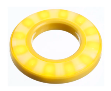 Apem QH19057YC світлодіодна підсвітка, Ø 19 mm, 12-24 VDC, Yellow, IP67