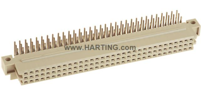 Harting 09 73 264 6801 роз'єм, DIN 41612, Type R, 64 Contacts, Receptacle, 2.54 mm, 2 Row, a+c