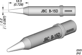 JBC 0300400 паяльне жало B-15D, conical, Ø 2.2 mm