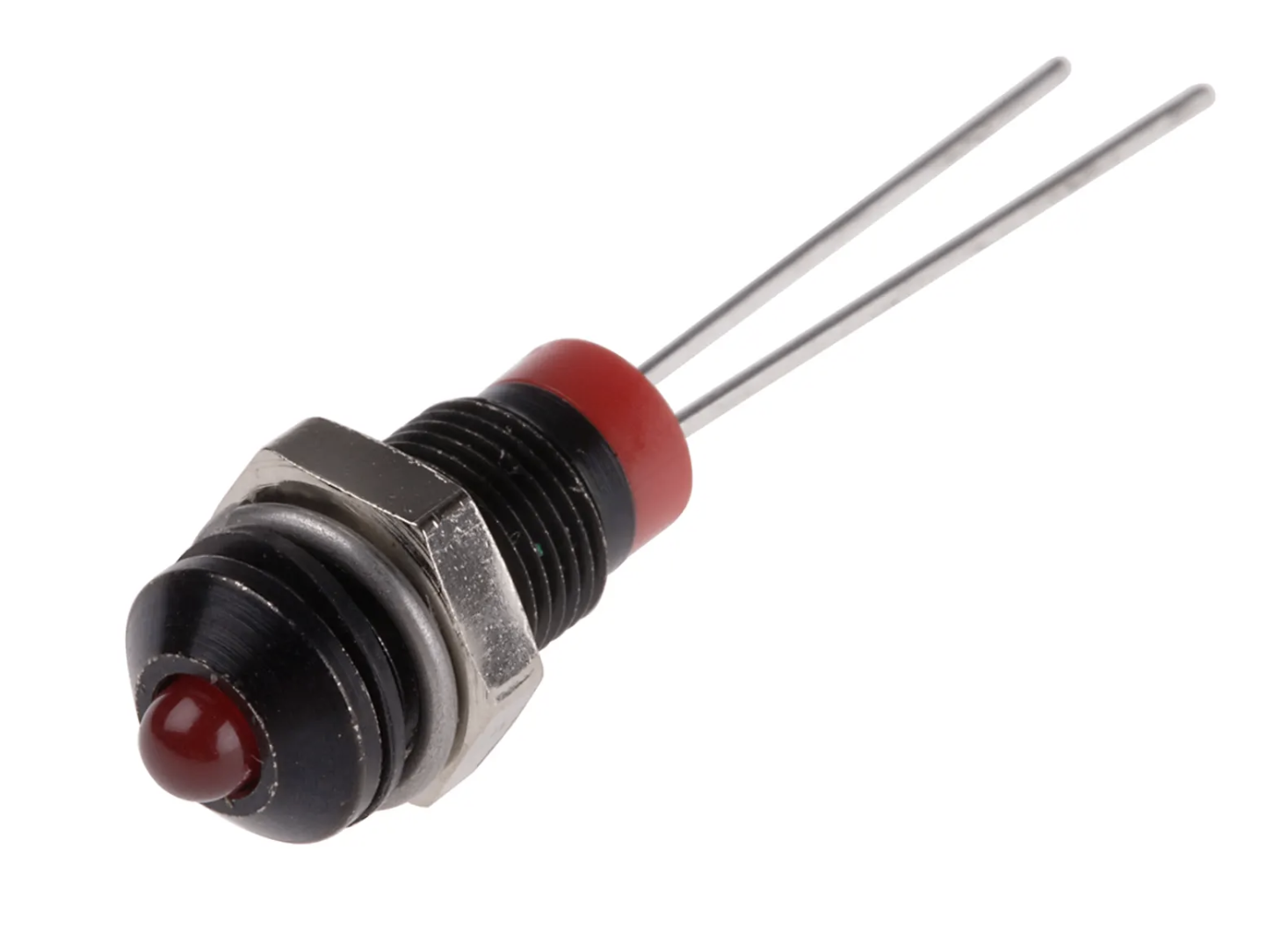Apem Q6P6BXXR02E світлодіодний індикатор, Ø6mm, 1.8 - 3.8VDC, Red, IP67