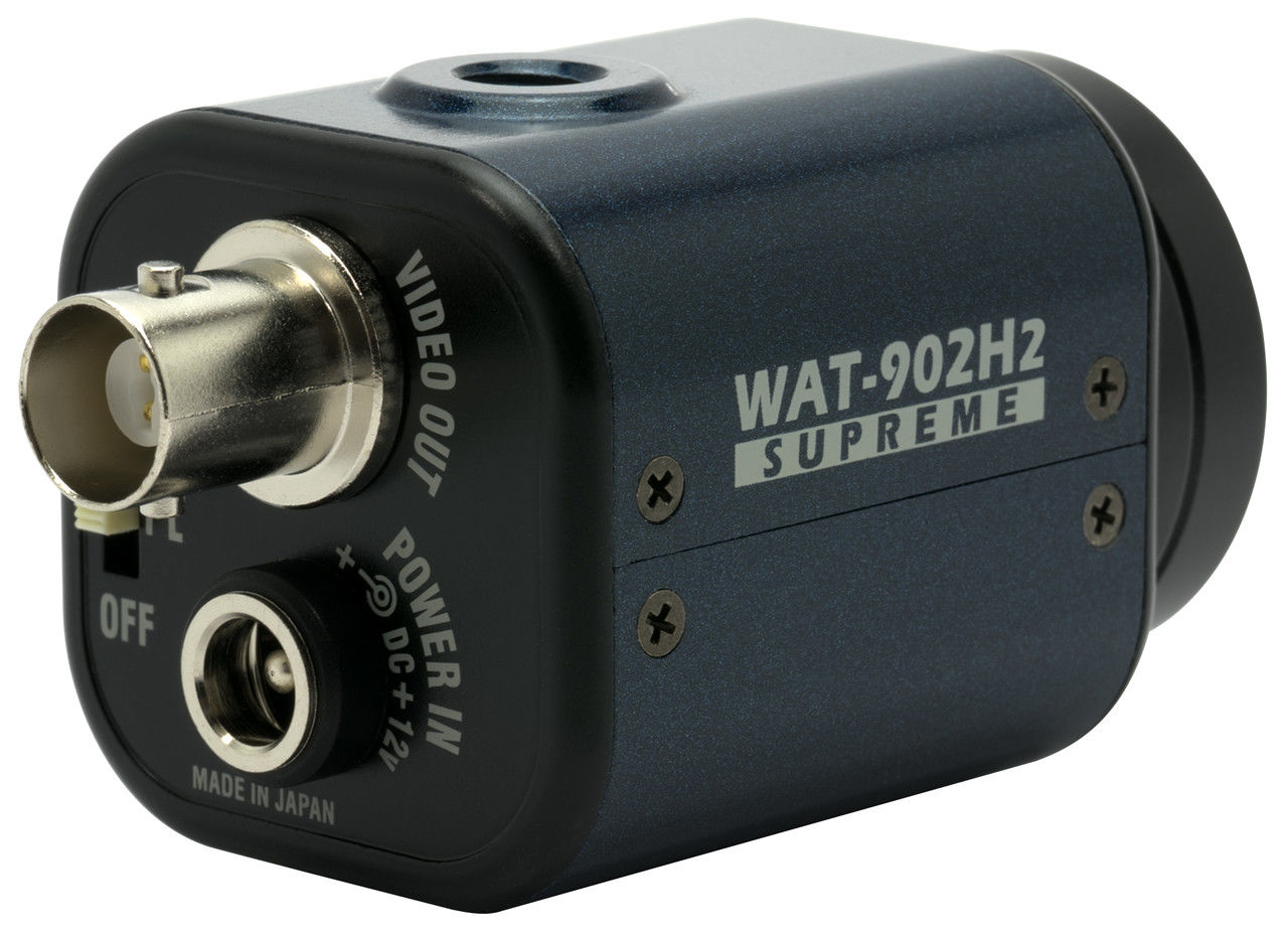Watec WAT-902H2 SUPREME компактна відеокамера для слабкої освітленості 0.0003 lx, 1/2” CCD, analog b/w, 570TVL, NIR