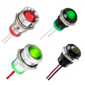 Apem серія світлодіодних індикаторів Q12-7 Series, Ø12,7mm (0.5")