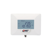 Comet  TA7611 Ethernet-датчик TA7611 для зовнішнього зонда (T+RH/CO2) та вбудованим сенсором тиску