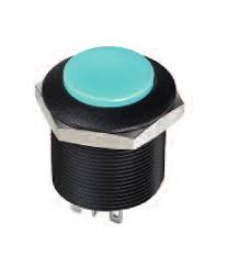 Apem FPAR3C2412A1X кнопка, Ø 24 mm, Momentary (NO), Illuminated, blue led, 200 mA, 12VDC, IP69K