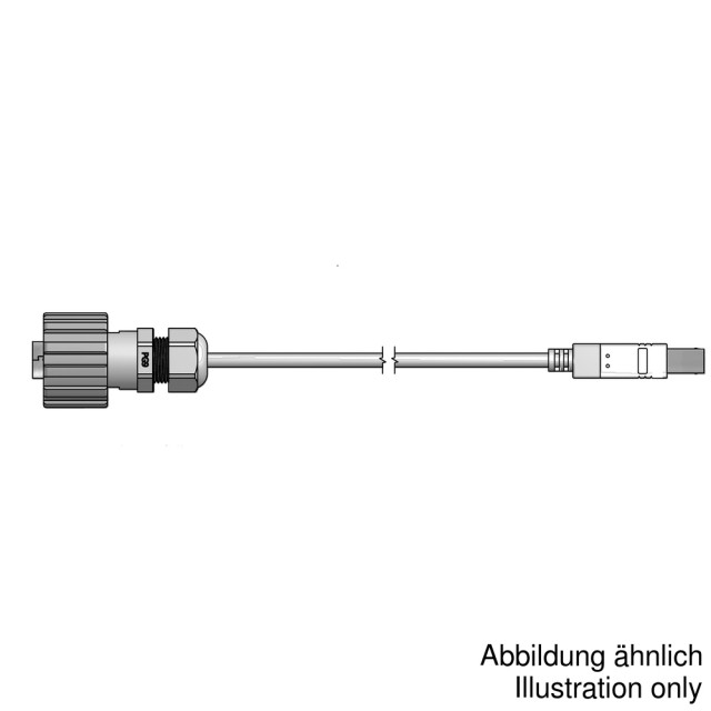 Conec 17-200181 кабельна збірка USB 2.0, IP67, Bayonet, 2m