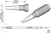 JBC C245844 паяльне жало, chisel, 1,8 x 0,8 mm, L