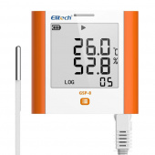 Elitech GSP-8 реєстратор температури та вологості, -40 до +85 °C, Multi-Use, PDF, USB, LCD Elitech
