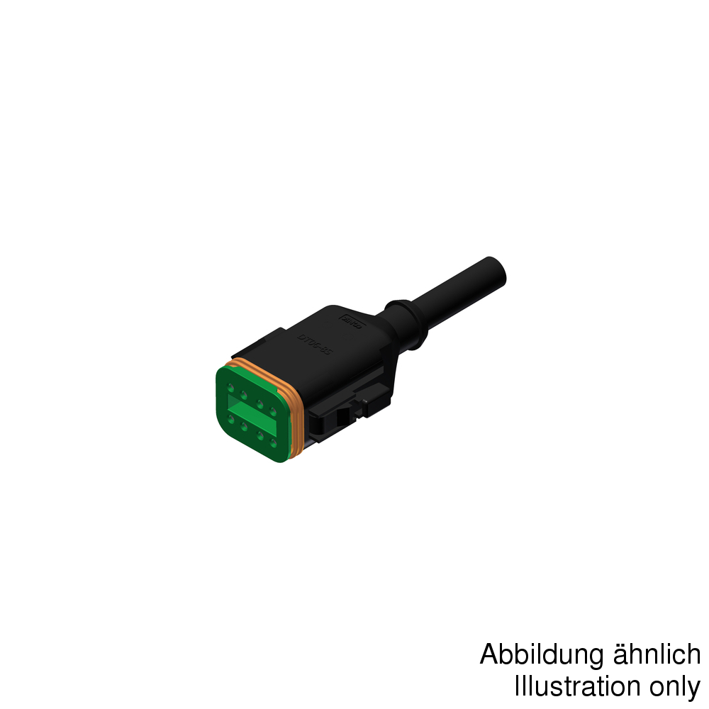 Conec 55-00526 кабельна збірка, Socket, 8-pos, Deutsch DT, 2m